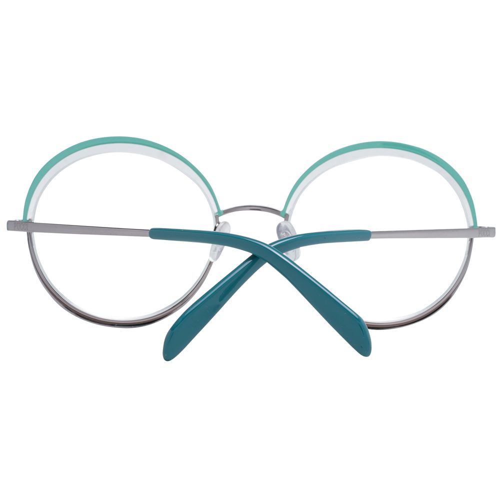 Emilio Pucci Bicolor Metal Glasses (Frames) 1728,67345776800,Accessories,Bicolor,Emilio Pucci,Glasses (Frames) - Glasses and Sunglasses - Accessories,Glasses and Sunglasses - Accessories,New with tags,Sunglasses for Women - Sunglasses,Women