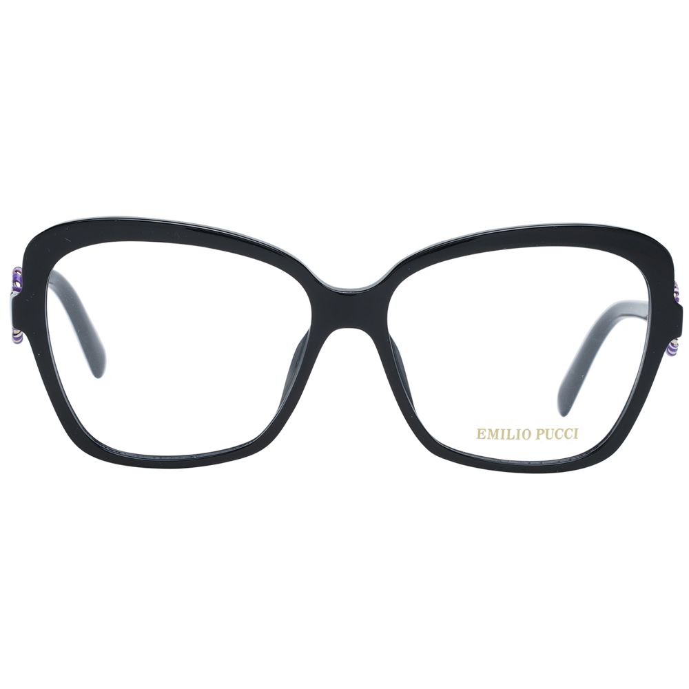 Emilio Pucci Black Plastic Glasses (Frames) 1728,67345776800,Accessories,Black,Emilio Pucci,Glasses (Frames) - Glasses and Sunglasses - Accessories,Glasses and Sunglasses - Accessories,New with tags,Sunglasses for Women - Sunglasses,Women