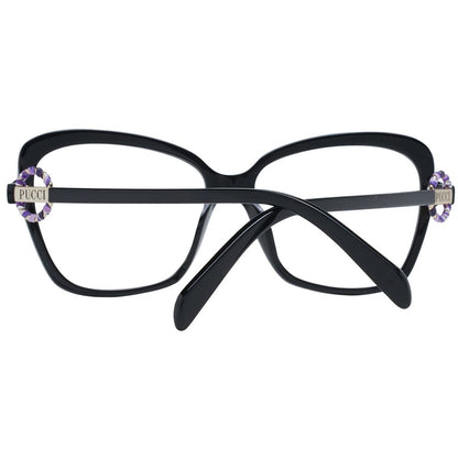 Emilio Pucci Black Plastic Glasses (Frames) 1728,67345776800,Accessories,Black,Emilio Pucci,Glasses (Frames) - Glasses and Sunglasses - Accessories,Glasses and Sunglasses - Accessories,New with tags,Sunglasses for Women - Sunglasses,Women