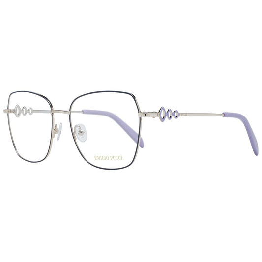Emilio Pucci Blue Metal Glasses (Frames) 1728,67345776800,Accessories,Blue,Emilio Pucci,Glasses (Frames) - Glasses and Sunglasses - Accessories,Glasses and Sunglasses - Accessories,New with tags,Sunglasses for Women - Sunglasses,Women