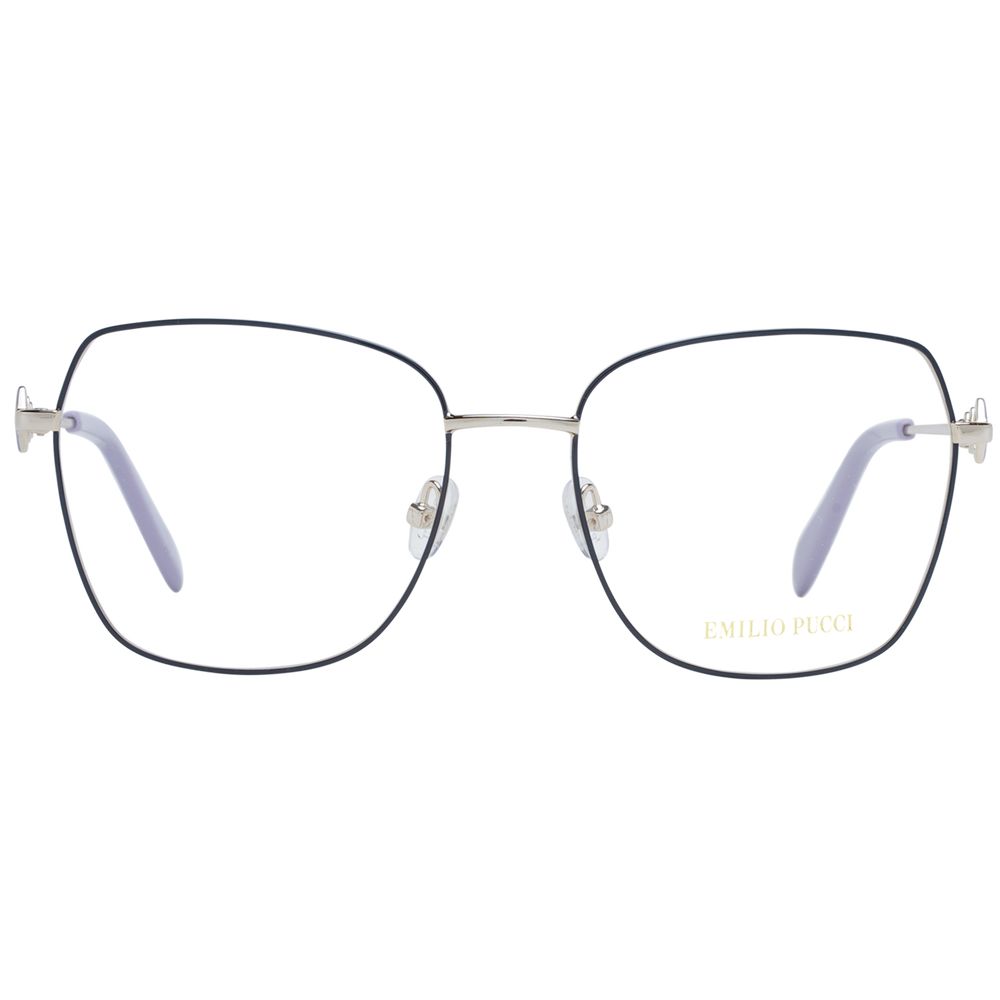 Emilio Pucci Blue Metal Glasses (Frames) 1728,67345776800,Accessories,Blue,Emilio Pucci,Glasses (Frames) - Glasses and Sunglasses - Accessories,Glasses and Sunglasses - Accessories,New with tags,Sunglasses for Women - Sunglasses,Women