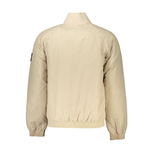 Calvin Klein Chic Beige Long Sleeve Designer Jacket Calvin Klein