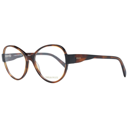 Emilio Pucci Brown Plastic Glasses (Frames) 1728,67345776800,Accessories,Brown,Emilio Pucci,Glasses (Frames) - Glasses and Sunglasses - Accessories,Glasses and Sunglasses - Accessories,New with tags,Sunglasses for Women - Sunglasses,Women