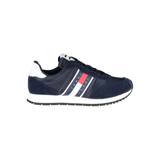 Tommy Hilfiger Blue Polyester Sneaker Tommy Hilfiger