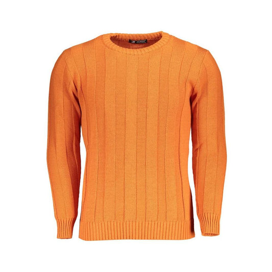 U.S. Grand Polo Orange Fabric Sweater U.S. Grand Polo