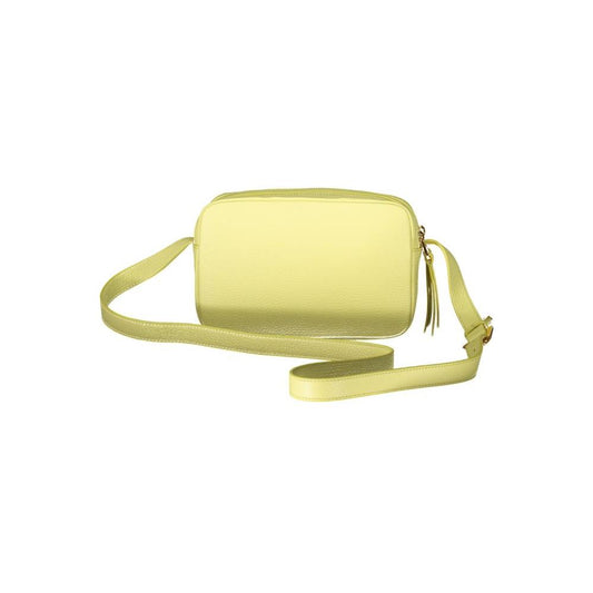 Coccinelle Yellow Leather Handbag Coccinelle