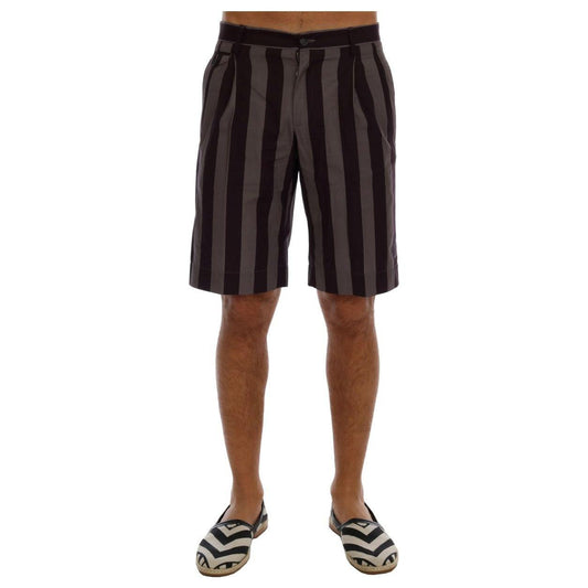 Dolce & Gabbana Casual Striped Cotton Shorts Dolce & Gabbana