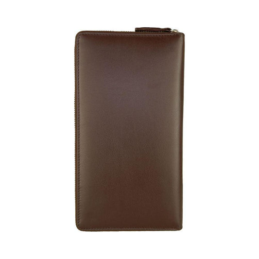 Cavalli Class Sophisticated Brown Leather Wallet MAN WALLETS Cavalli Class