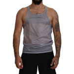 Dsquared² Light Gray Cotton Sleeveless Tank Men Top T-shirt TSH83205-48