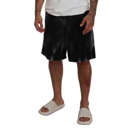 Dsquared² Gray Cotton Corduroy Bermuda Shorts