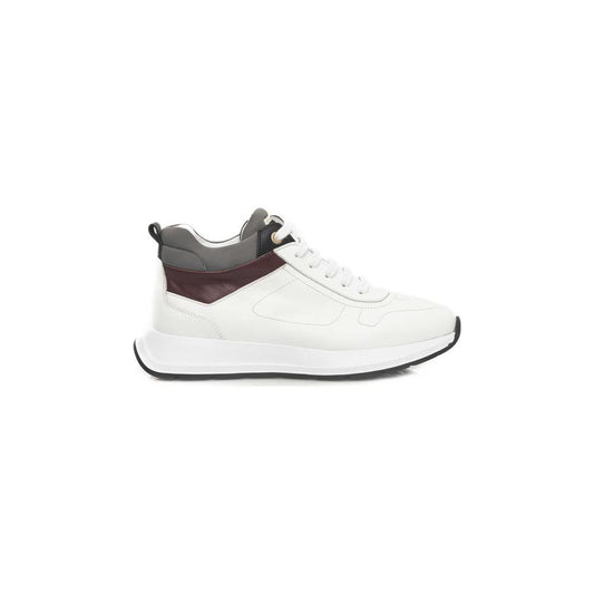 Cerruti 1881 White Leather Women Sneaker Cerruti 1881