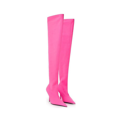 Balenciaga Pink Polyester Boot