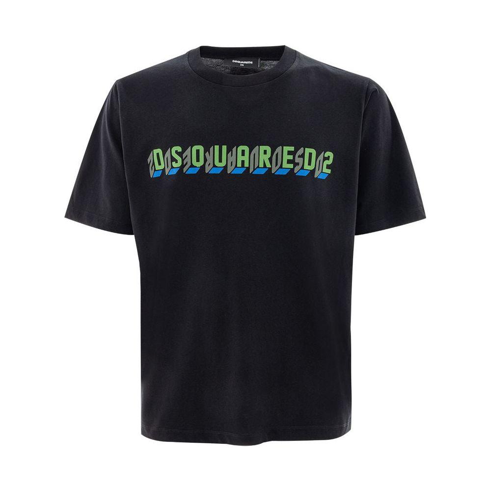 Dsquared² Black Cotton T-Shirt Dsquared²