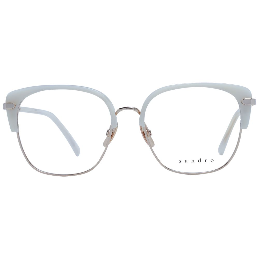Sandro White Stainless Steel Glasses (Frames) Sandro