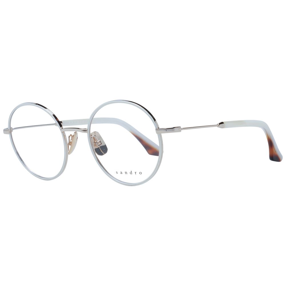 Sandro White Stainless Steel Glasses (Frames) Sandro
