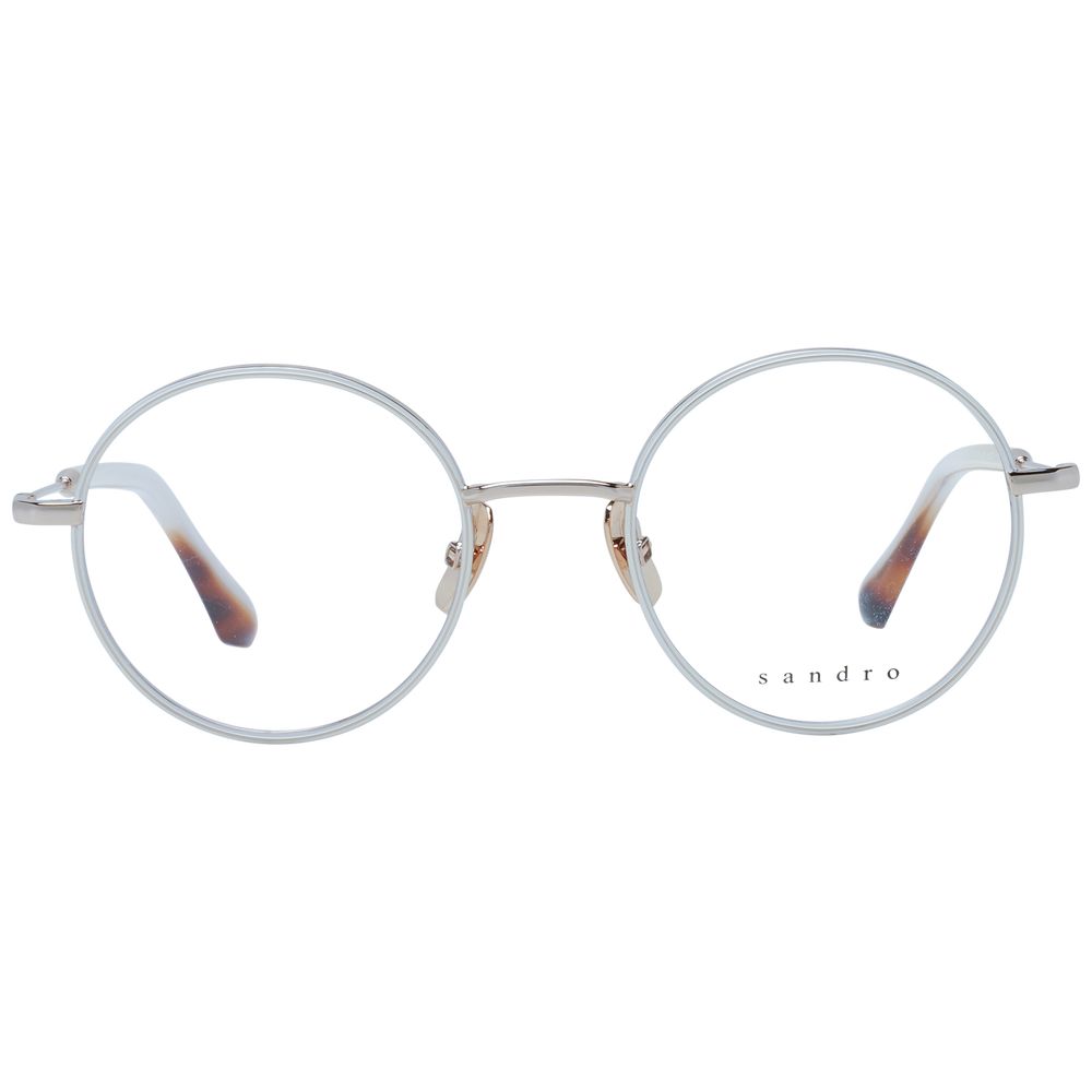 Sandro White Stainless Steel Glasses (Frames) Sandro