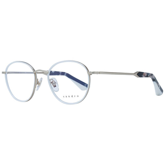 Sandro White Stainless Steel Glasses (Frames)