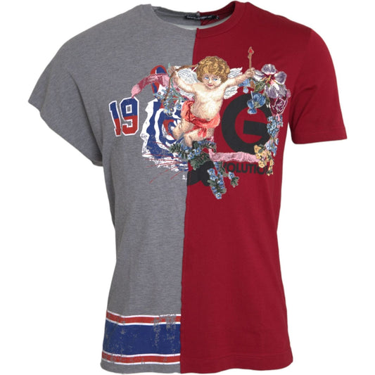 Dolce & Gabbana Multicolor Graphic Short Sleeve T-shirt Dolce & Gabbana
