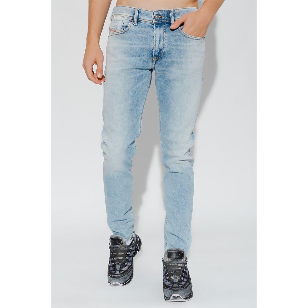 Diesel Light Blue Cotton Jeans & Pant Diesel