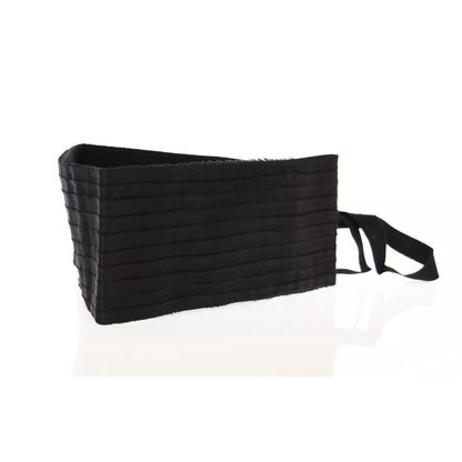 Dolce & Gabbana Black Silk Womens Waist Cummerbund