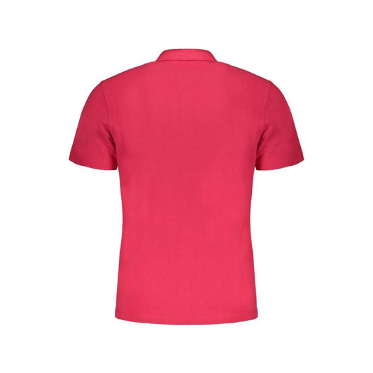 Napapijri Pink Cotton Polo Shirt Napapijri