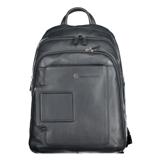 Piquadro Blue Leather Men Backpack Piquadro