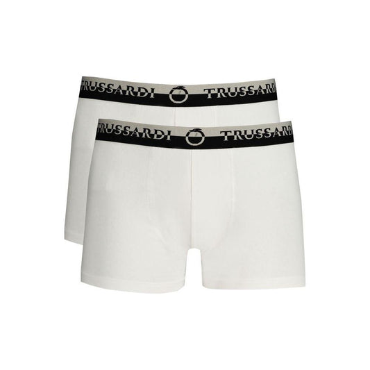 Trussardi White Cotton Underwear Trussardi