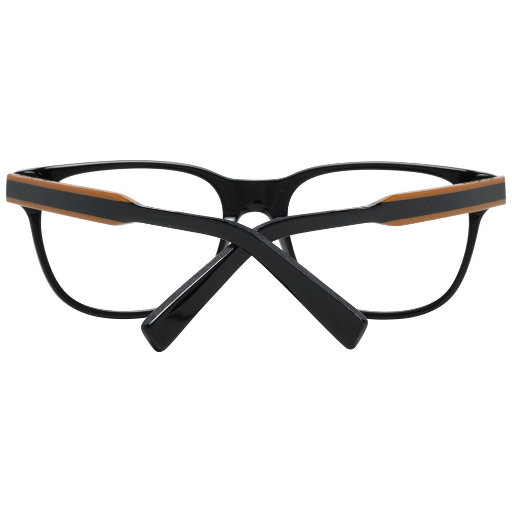 Ermenegildo Zegna Black Plastic Glasses (Frames) Ermenegildo Zegna