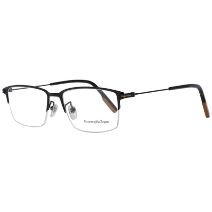 Ermenegildo Zegna Black Metal Glasses (Frames) Ermenegildo Zegna