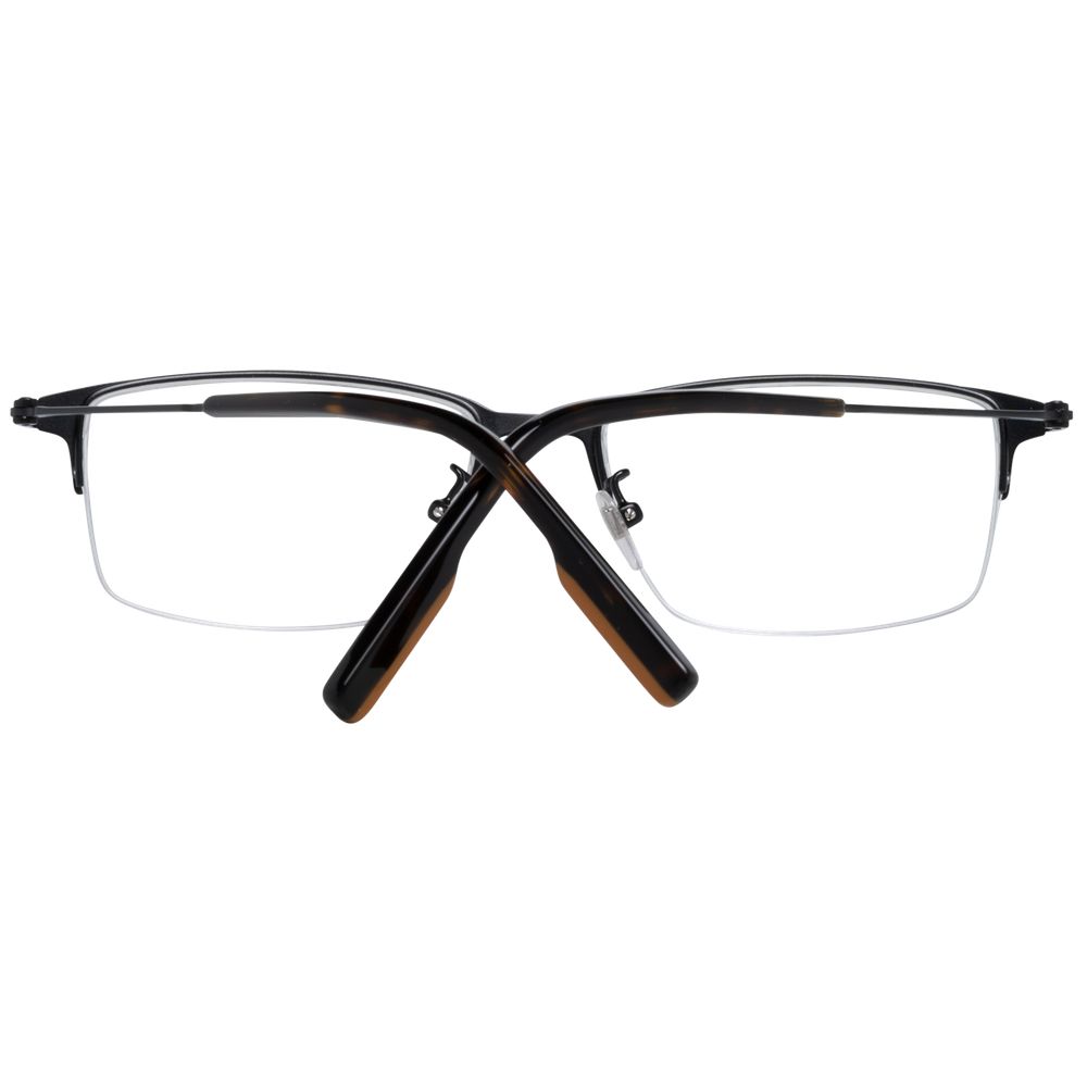 Ermenegildo Zegna Black Metal Glasses (Frames) Ermenegildo Zegna