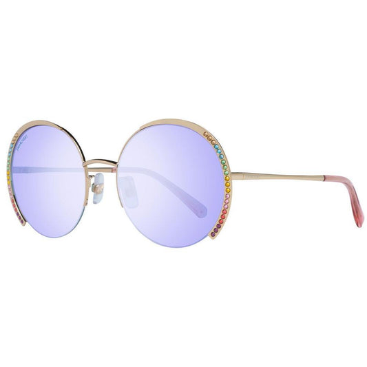 Swarovski Gold Metal Sunglasses