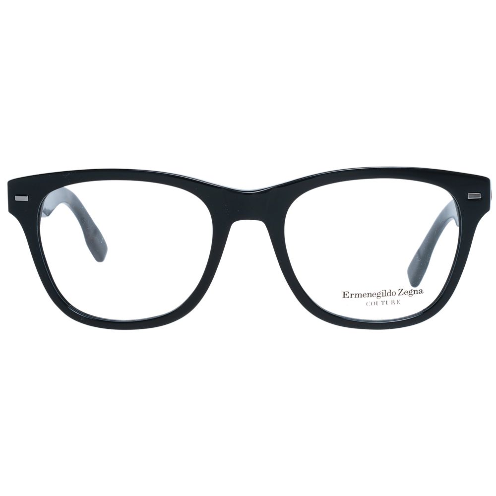 Ermenegildo Zegna Black Plastic Glasses (Frames) Ermenegildo Zegna