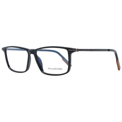 Ermenegildo Zegna Black Plastic Glasses (Frames) Ermenegildo Zegna