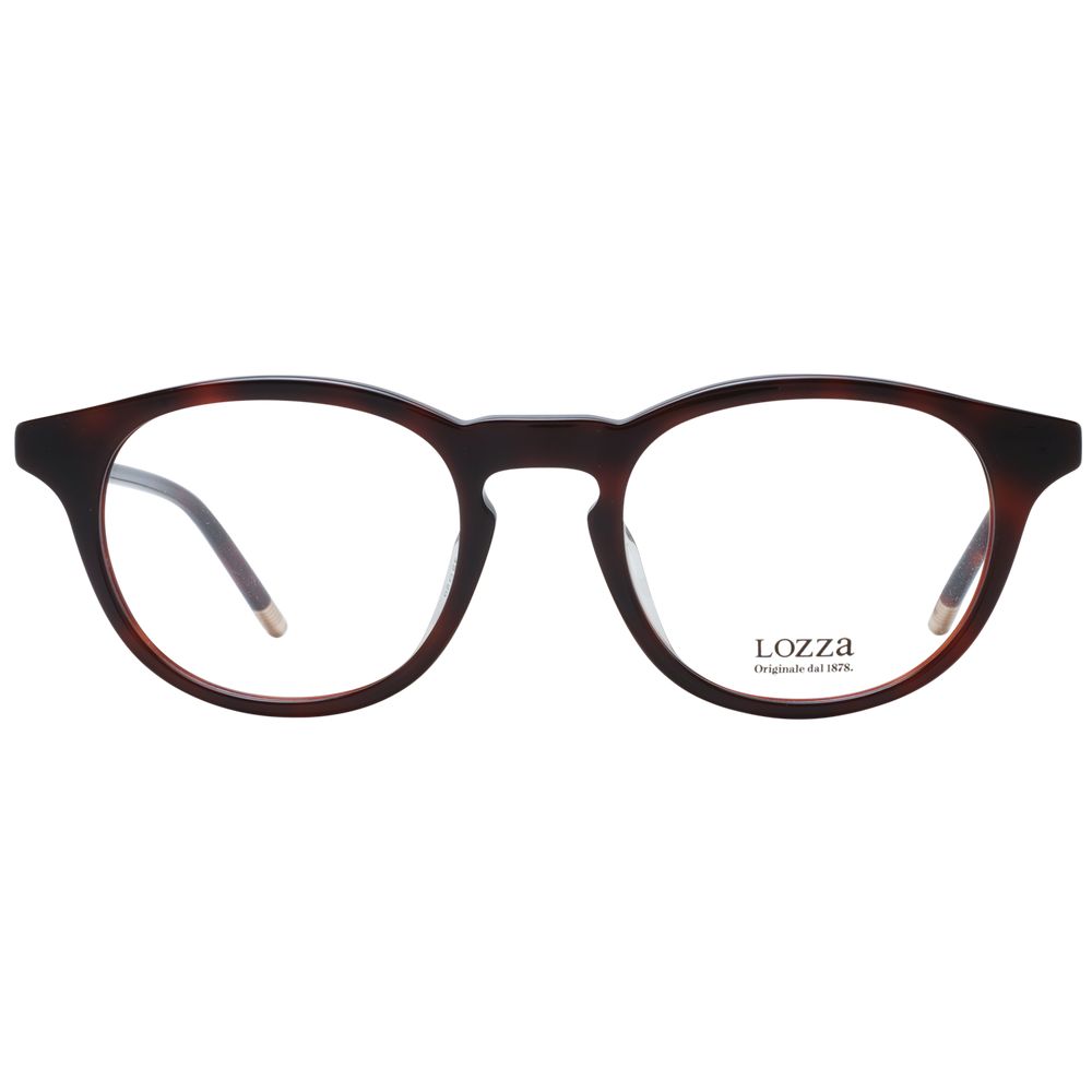 Lozza Brown Acetate & Plastic Glasses (Frames) Lozza