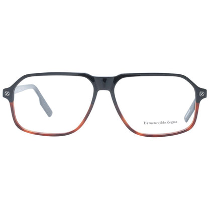 Ermenegildo Zegna Black Plastic Glasses (Frames) Ermenegildo Zegna