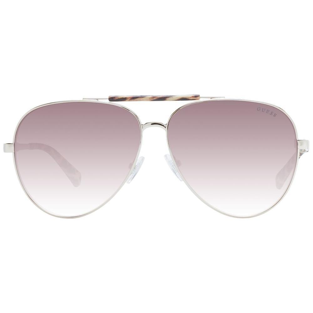 Guess Brown Metal Sunglasses Guess