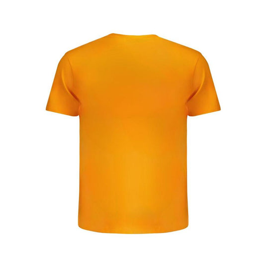 Napapijri Orange Cotton T-Shirt Napapijri