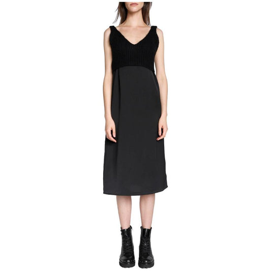 PINKO Black Polyester Dress PINKO