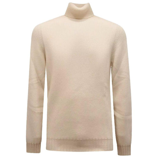 Alpha Studio White Cashmere Sweater Alpha Studio