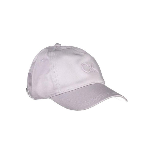 Calvin Klein Purple Cotton Hat Calvin Klein