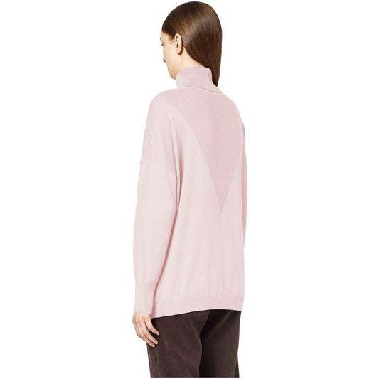 Alpha Studio Pink Silk Sweater Alpha Studio