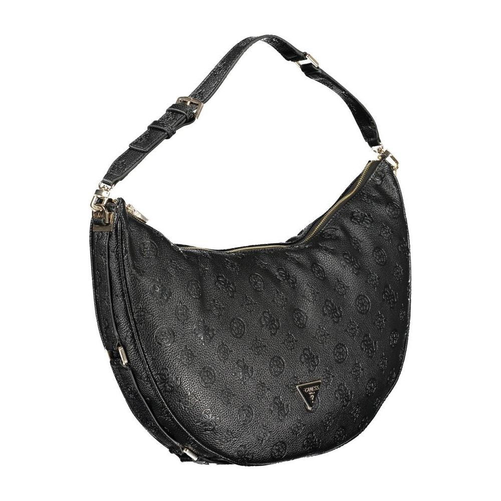 Guess Jeans Black Polyethylene Handbag Guess Jeans