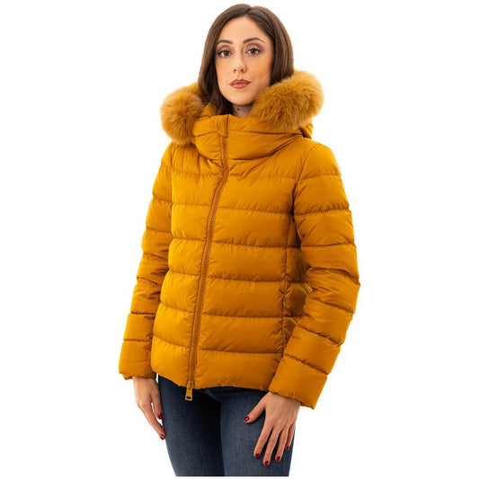 Herno Yellow Polyamide Jackets & Coat Herno