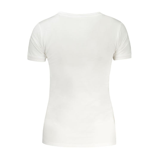 Guess Jeans White Cotton Tops & T-Shirt Guess Jeans