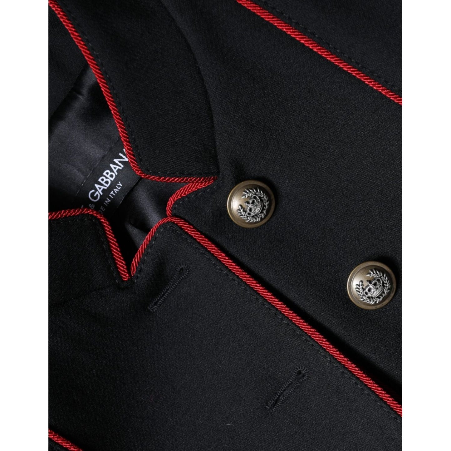 Dolce & Gabbana Black Single Breasted Trench Coat Jacket 1728,67345645728,Black,Clothing,Dolce & Gabbana,IT38 | XS,Jackets & Coats - Clothing,Jackets & Coats - Women - Clothing,Material: 95% Virgin Wool 5% Nylon,New with tags,Trench Coats - Jackets & Coat