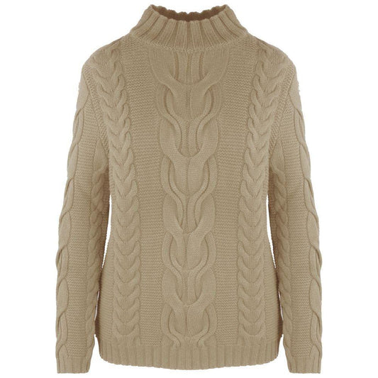 Malo Brown Wool Sweater Malo