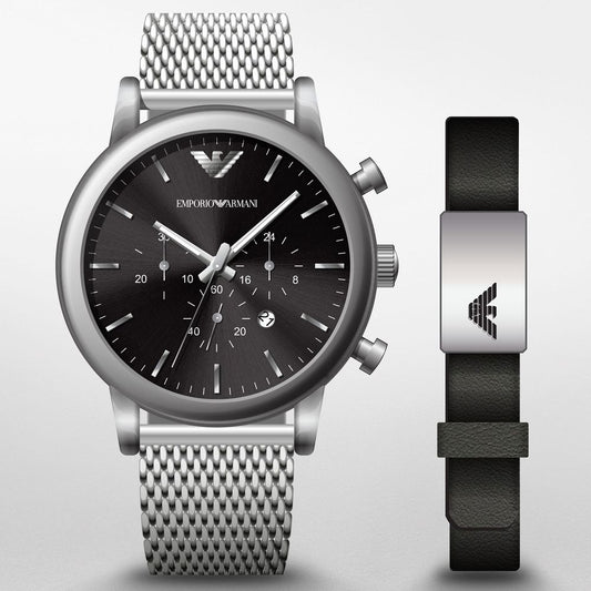 Emporio Armani Silver Men Watch