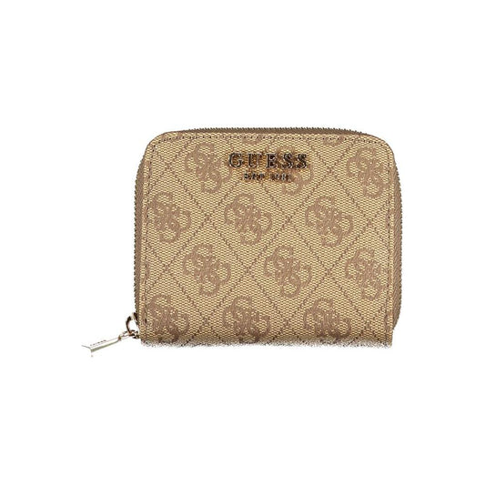 Guess Jeans Beige Polyethylene Wallet Guess Jeans