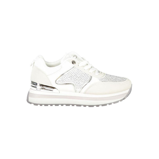 Laura Biagiotti White Polyester Sneaker Laura Biagiotti