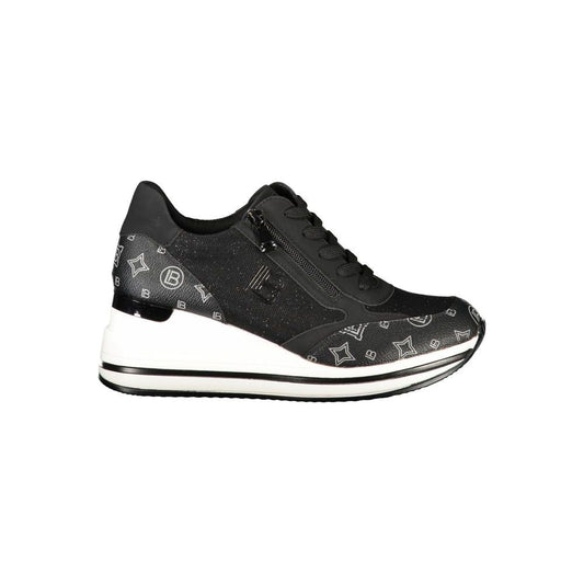 Laura Biagiotti Black Polyester Sneaker Laura Biagiotti